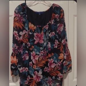 Floral Chiffon Blouse